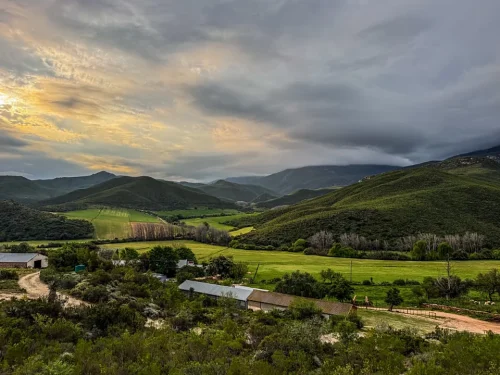 Green valley view from OudeMuragie